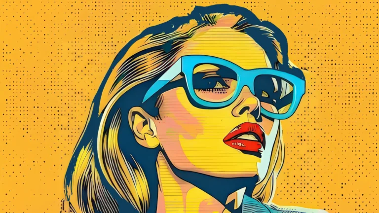 Woman with sunglasses